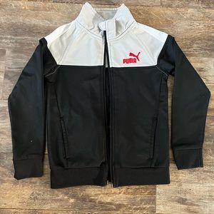 Boys Puma Full Zip Jacket Size 5